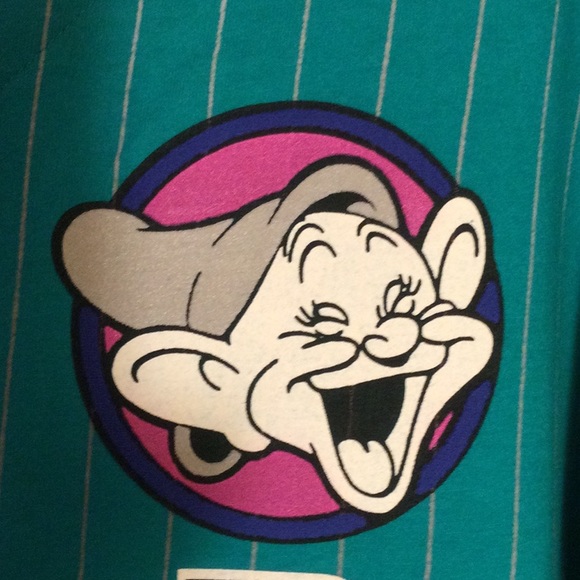 Vintage Disney Store 7 Dwarfs Baseball Jersey - Picture 2 of 11